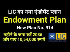 LIC New Endowment Plan No. 914 details in Hindi | न्यू एंडोमेंट प्लान