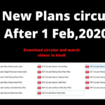 LIC New Plans circulars ( After 1 Feb,2020)